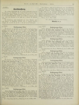 Amtsblatt der landesfürstlichen Hauptstadt Graz 18990420 Seite: 23