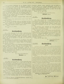 Amtsblatt der landesfürstlichen Hauptstadt Graz 18990430 Seite: 20