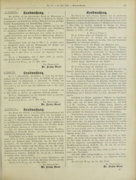 Amtsblatt der landesfürstlichen Hauptstadt Graz 18990520 Seite: 33