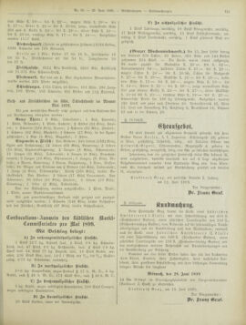 Amtsblatt der landesfürstlichen Hauptstadt Graz 18990620 Seite: 23