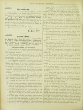 Amtsblatt der landesfürstlichen Hauptstadt Graz 18990620 Seite: 24