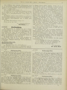 Amtsblatt der landesfürstlichen Hauptstadt Graz 18990710 Seite: 33