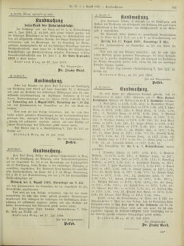 Amtsblatt der landesfürstlichen Hauptstadt Graz 18990801 Seite: 11