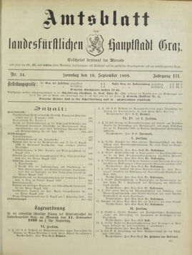 Amtsblatt der landesfürstlichen Hauptstadt Graz