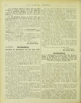 Amtsblatt der landesfürstlichen Hauptstadt Graz 19000110 Seite: 24