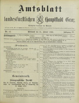 Amtsblatt der landesfürstlichen Hauptstadt Graz