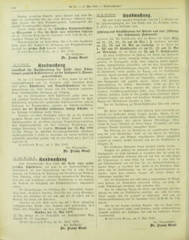 Amtsblatt der landesfürstlichen Hauptstadt Graz 19000510 Seite: 38