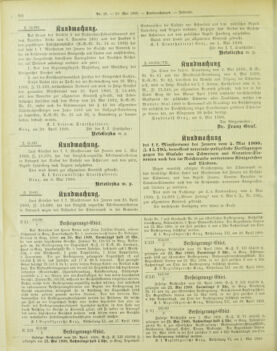 Amtsblatt der landesfürstlichen Hauptstadt Graz 19000520 Seite: 30