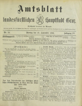 Amtsblatt der landesfürstlichen Hauptstadt Graz 19000910 Seite: 1