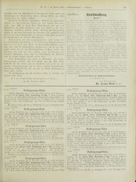 Amtsblatt der landesfürstlichen Hauptstadt Graz 19010110 Seite: 31