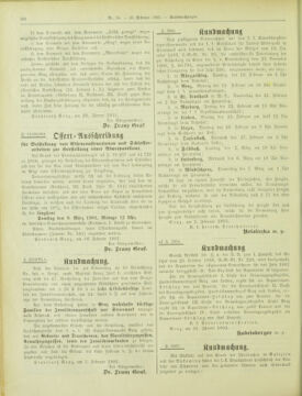 Amtsblatt der landesfürstlichen Hauptstadt Graz 19010220 Seite: 22