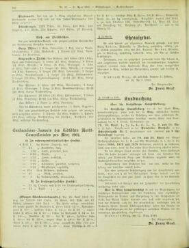 Amtsblatt der landesfürstlichen Hauptstadt Graz 19010421 Seite: 34