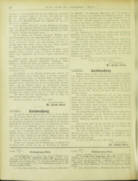 Amtsblatt der landesfürstlichen Hauptstadt Graz 19010510 Seite: 24