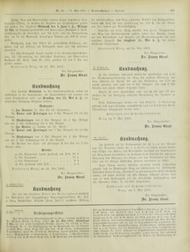 Amtsblatt der landesfürstlichen Hauptstadt Graz 19010521 Seite: 31