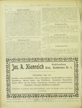 Amtsblatt der landesfürstlichen Hauptstadt Graz 19010620 Seite: 32