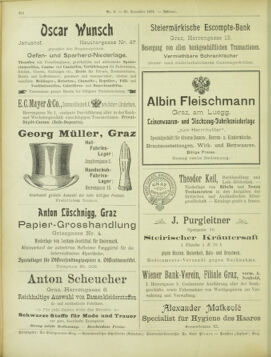 Amtsblatt der landesfürstlichen Hauptstadt Graz 19011220 Seite: 28