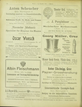 Amtsblatt der landesfürstlichen Hauptstadt Graz 19011231 Seite: 20