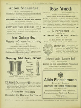 Amtsblatt der landesfürstlichen Hauptstadt Graz 19020211 Seite: 36