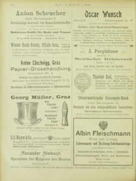 Amtsblatt der landesfürstlichen Hauptstadt Graz 19020220 Seite: 40