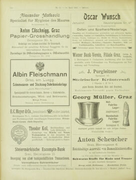 Amtsblatt der landesfürstlichen Hauptstadt Graz 19020430 Seite: 36