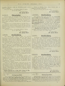 Amtsblatt der landesfürstlichen Hauptstadt Graz 19030420 Seite: 17