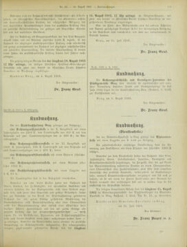 Amtsblatt der landesfürstlichen Hauptstadt Graz 19030810 Seite: 35