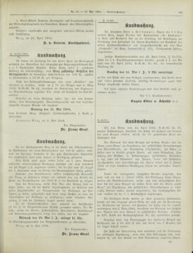 Amtsblatt der landesfürstlichen Hauptstadt Graz 19040510 Seite: 19