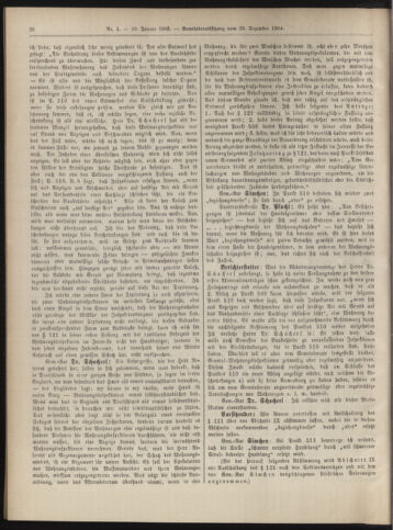 Amtsblatt der landesfürstlichen Hauptstadt Graz 19050110 Seite: 20