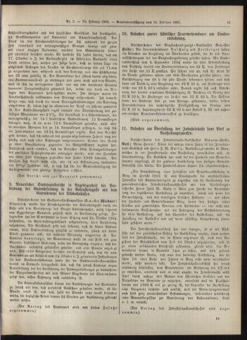 Amtsblatt der landesfürstlichen Hauptstadt Graz 19050220 Seite: 9