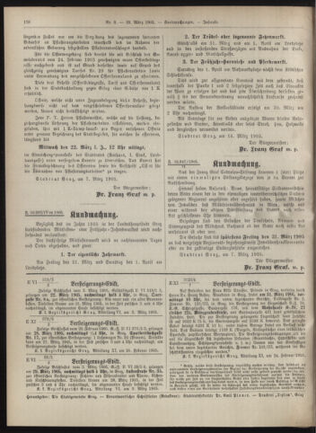 Amtsblatt der landesfürstlichen Hauptstadt Graz 19050320 Seite: 36