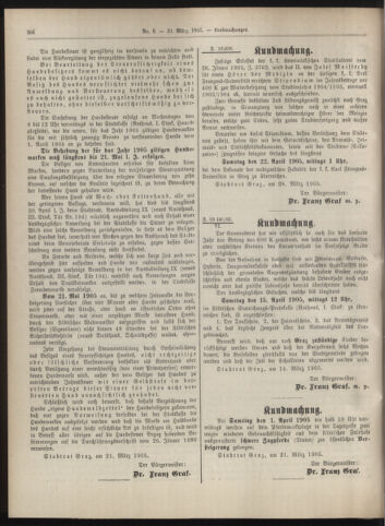 Amtsblatt der landesfürstlichen Hauptstadt Graz 19050331 Seite: 28