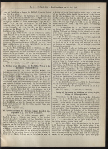 Amtsblatt der landesfürstlichen Hauptstadt Graz 19050430 Seite: 7