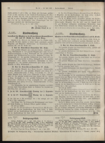 Amtsblatt der landesfürstlichen Hauptstadt Graz 19050720 Seite: 32