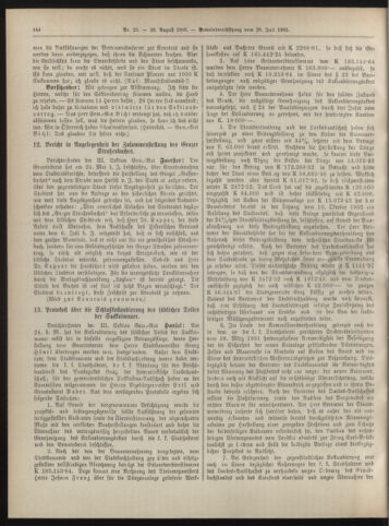 Amtsblatt der landesfürstlichen Hauptstadt Graz 19050820 Seite: 20