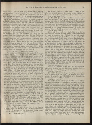 Amtsblatt der landesfürstlichen Hauptstadt Graz 19050820 Seite: 7