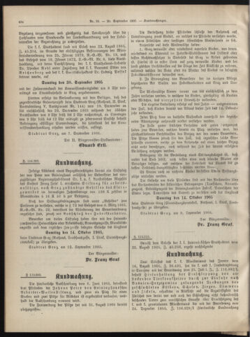 Amtsblatt der landesfürstlichen Hauptstadt Graz 19050920 Seite: 12