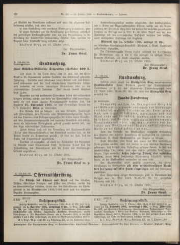 Amtsblatt der landesfürstlichen Hauptstadt Graz 19051020 Seite: 26