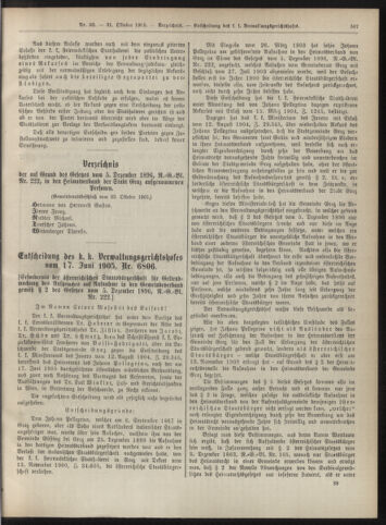 Amtsblatt der landesfürstlichen Hauptstadt Graz 19051031 Seite: 17