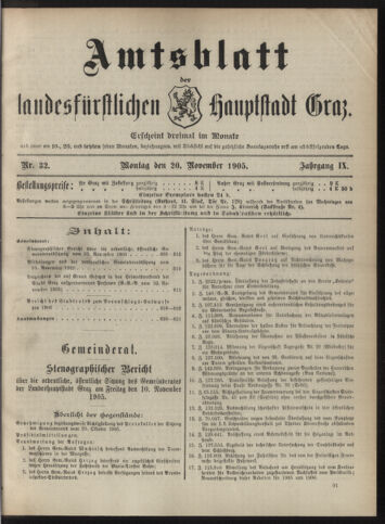 Amtsblatt der landesfürstlichen Hauptstadt Graz