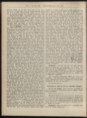 Amtsblatt der landesfürstlichen Hauptstadt Graz 19060110 Seite: 4