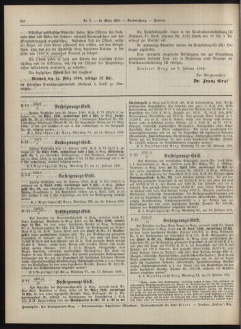 Amtsblatt der landesfürstlichen Hauptstadt Graz 19060310 Seite: 8