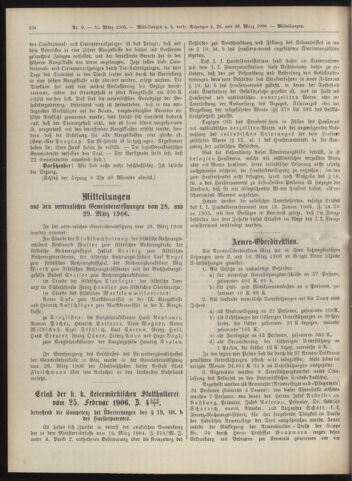 Amtsblatt der landesfürstlichen Hauptstadt Graz 19060331 Seite: 22