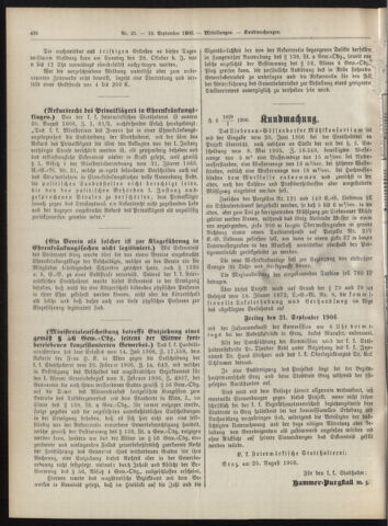 Amtsblatt der landesfürstlichen Hauptstadt Graz 19060910 Seite: 6