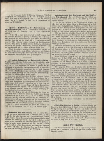 Amtsblatt der landesfürstlichen Hauptstadt Graz 19061010 Seite: 5