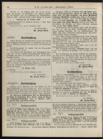 Amtsblatt der landesfürstlichen Hauptstadt Graz 19061010 Seite: 8