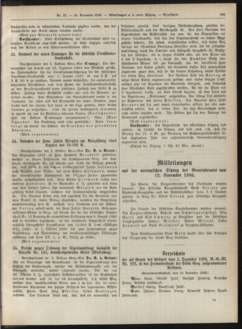 Amtsblatt der landesfürstlichen Hauptstadt Graz 19061120 Seite: 17