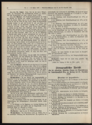 Amtsblatt der landesfürstlichen Hauptstadt Graz 19070110 Seite: 24