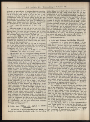 Amtsblatt der landesfürstlichen Hauptstadt Graz 19070110 Seite: 26