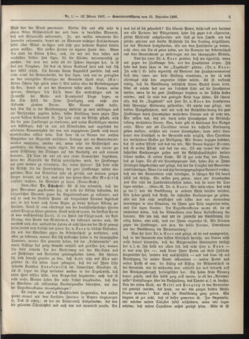 Amtsblatt der landesfürstlichen Hauptstadt Graz 19070110 Seite: 5