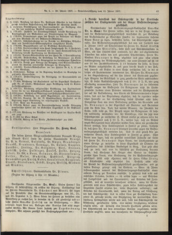 Amtsblatt der landesfürstlichen Hauptstadt Graz 19070120 Seite: 9